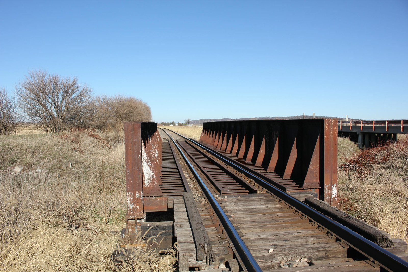 Looking north